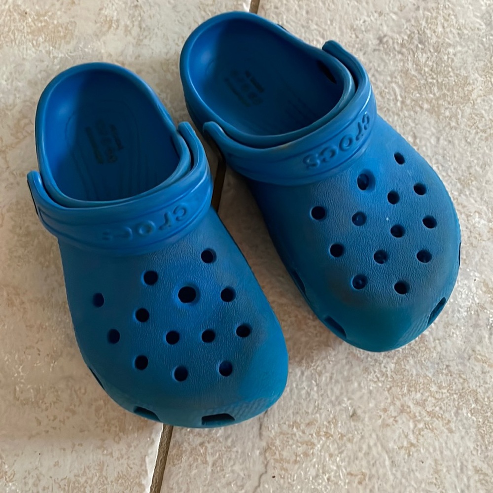 Blue Crocs